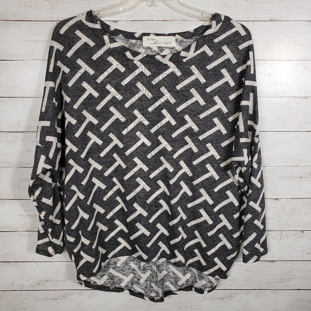 Vintage Havana Black/White Top Size L